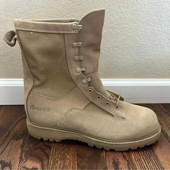 Bates Gore-Tex Military Combat Desert Tan Boots 03-D-0321 Men’s 11 R Leather - Picture 2 of 16